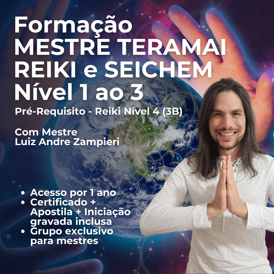 Mestrado TeraMai Reiki Níveis 1, 2 e 3